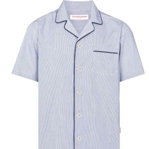 NWT Orlebar Brown Marne S/S Shirt Made in Italy - Large